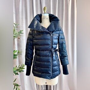 Women’s Quilted Down Puffer Coat - Black